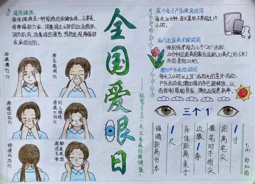 《爱眼日手抄报初一爱眼日主题手抄报展示》的百科答疑相关内容