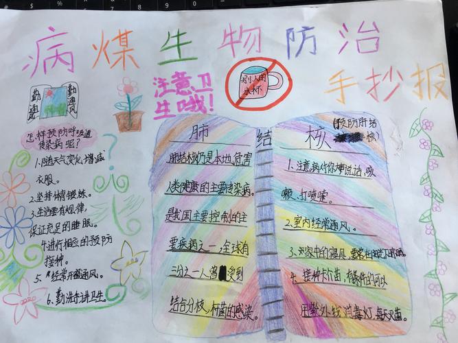 这些是固堤小学的学生们制作的病媒生物防治手抄报.