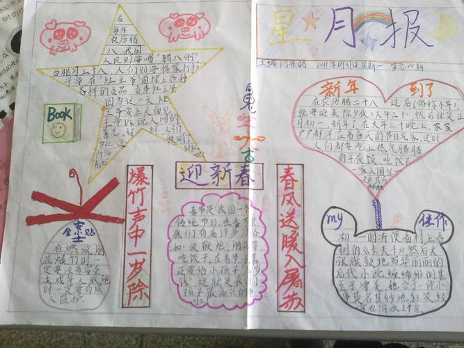 学生的作品 - 小学中高年级手抄报提高读写能力的研究 - 徐州市教育