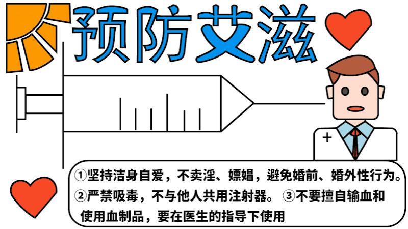 艾滋病的手抄报 艾滋病的手抄报怎么画