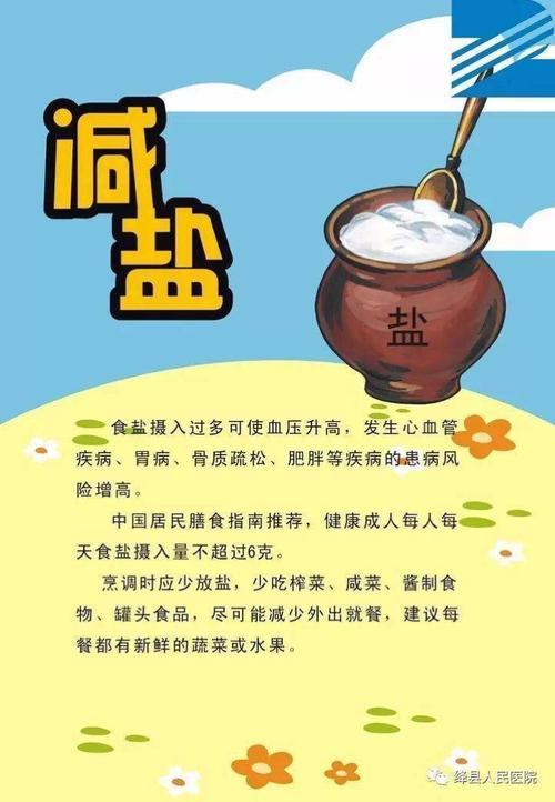 减油减盐减糖健康教育手抄报 健康教育手抄报