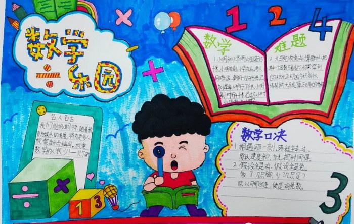 2第二张小学生数学手抄报图片大全一年级1第一张小学生数学手抄报