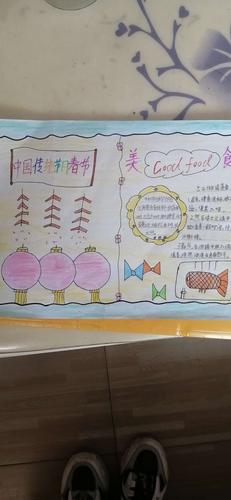 龙凤小学二年级传统节日及中国美食手抄报集锦