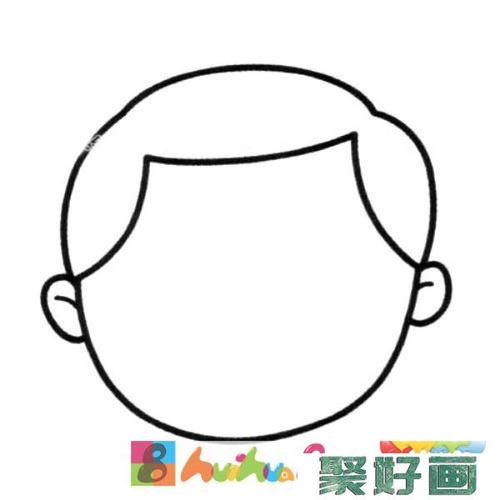 小男孩头部轮廓简笔画图片大全怎么画简笔画教程