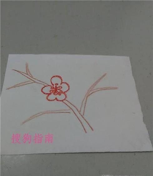 梅花简笔画怎么画梅花的画法