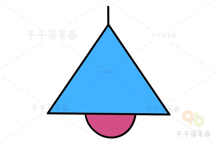 形状变变变 用三角形画灯神奇画简笔画