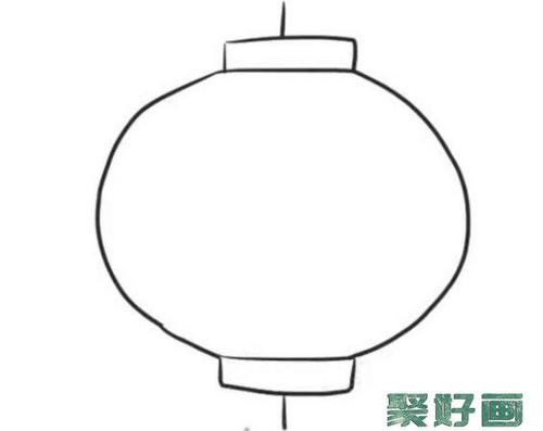 新年春节灯笼简笔画步骤图片教程怎么画简笔画教程