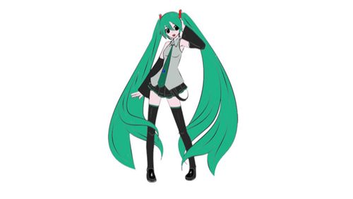 初音未来简笔画怎么画