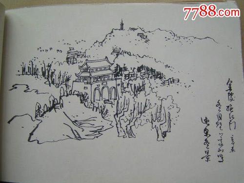 南通风景简笔画