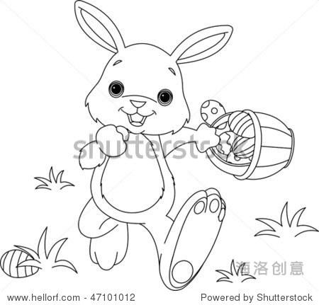 easterbunny简笔画