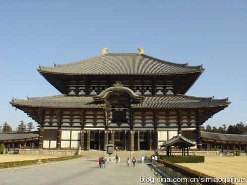 日本东大寺简笔画