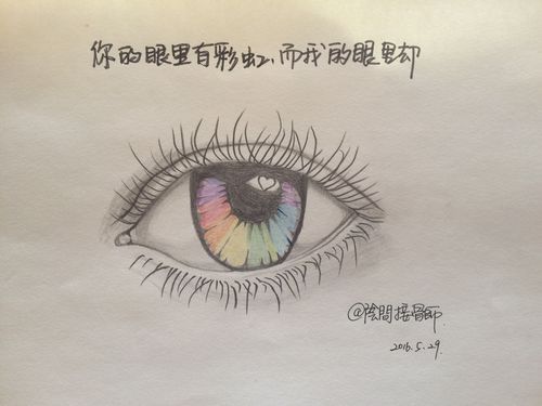 头像 简笔画 黑白 卡通 临摹 手绘 彩铅 眼睛