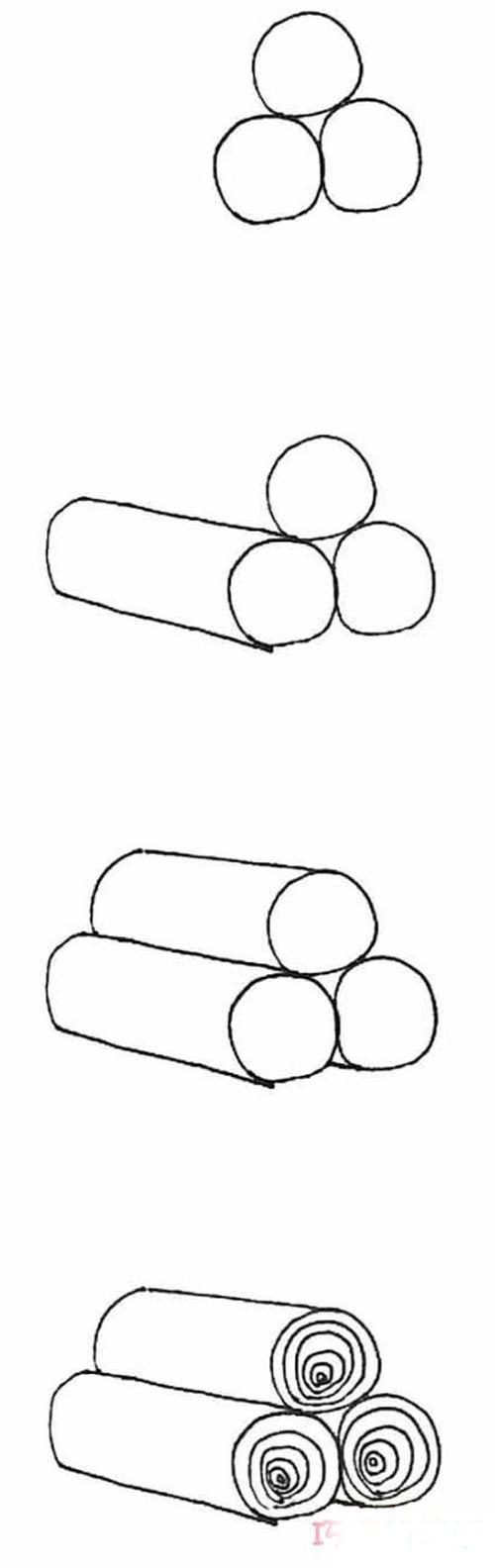 彩色直升飞机简笔画画法图片步骤