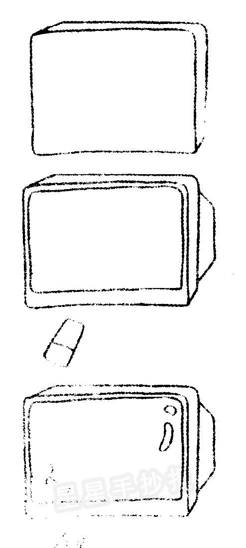 电视机简笔画图片教程