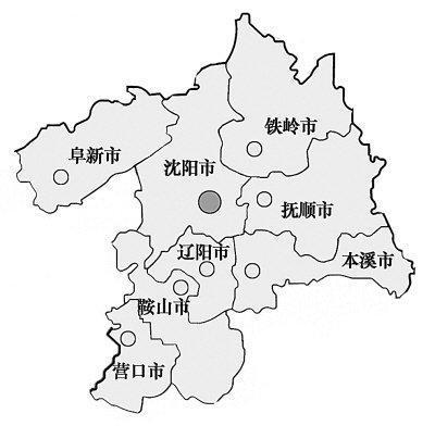 辽宁省地图轮廓简笔画