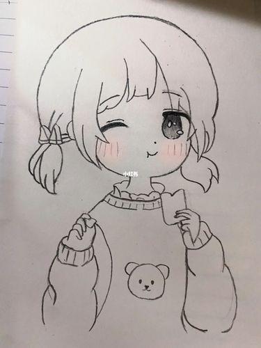 小女孩卡通简笔画小女孩卡通简笔画动漫