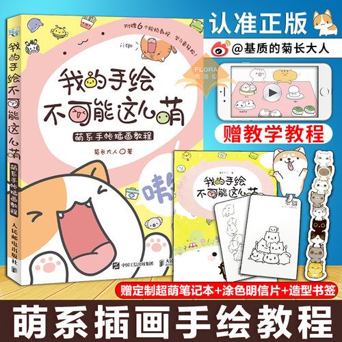 手帐入坑指南彩铅画入门教程书 插画简笔画成人漫画教程书抖音推荐7