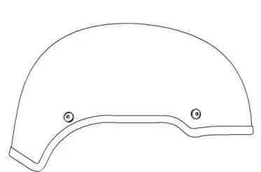 维和部队头盔简笔画