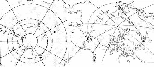 极地地区轮廓图简笔画