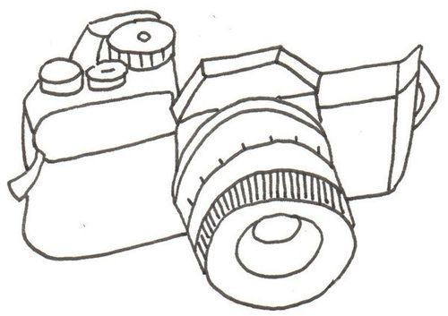 相机的简笔画怎么画相机的简笔画步骤