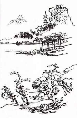 黄师塔简笔画