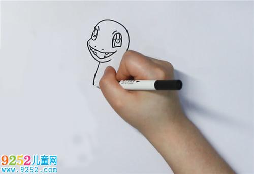 小火龙简笔画 精灵宝可梦简笔画