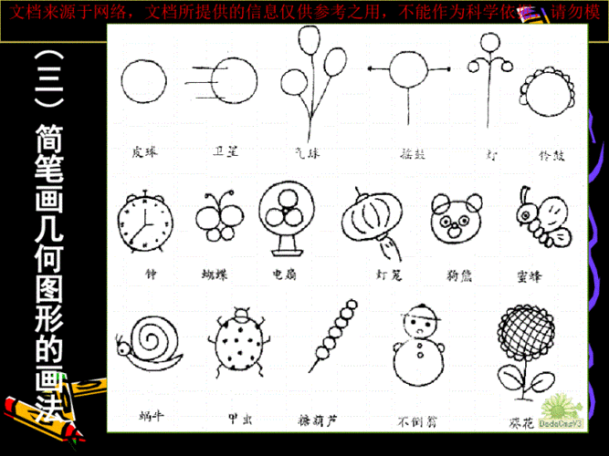 简笔画点线几何图形的种类和画法专业知识讲座.pdf 7页