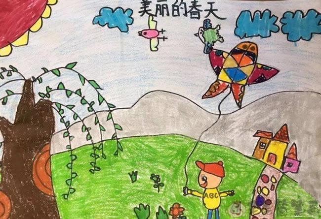 春天来了幼儿绘画大全 - 毛毛简笔画