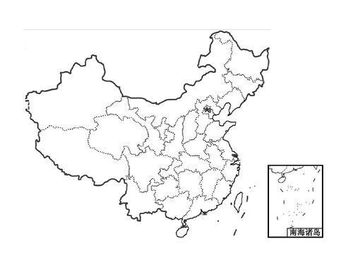 版图简笔画中国地图儿童画海盗地图简笔画大全小学生手绘地图简笔画最