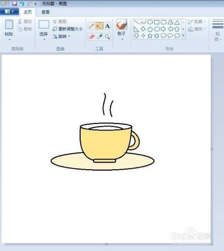 咖啡杯怎么画简笔画