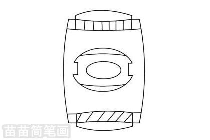 溜冰护膝简笔画