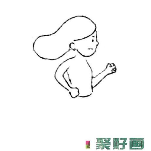 跑步运动员简笔画步骤图解怎么画简笔画教程