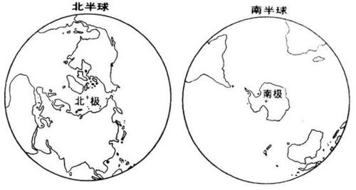 简笔画海陆轮廓图