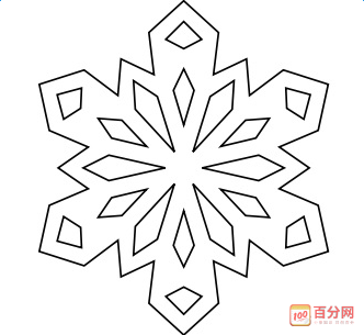 雪花图片简笔画大全