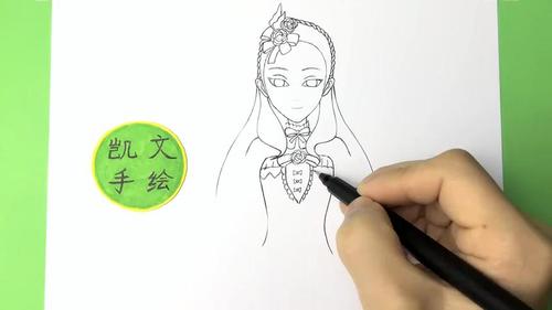 儿童画简笔画教学 第二季菲梦少女宁雪艳