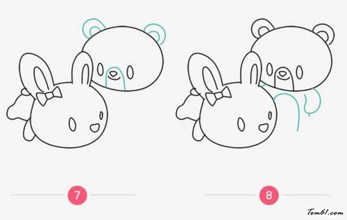 小兔和小熊图片学习简笔画少儿图库儿童资源网