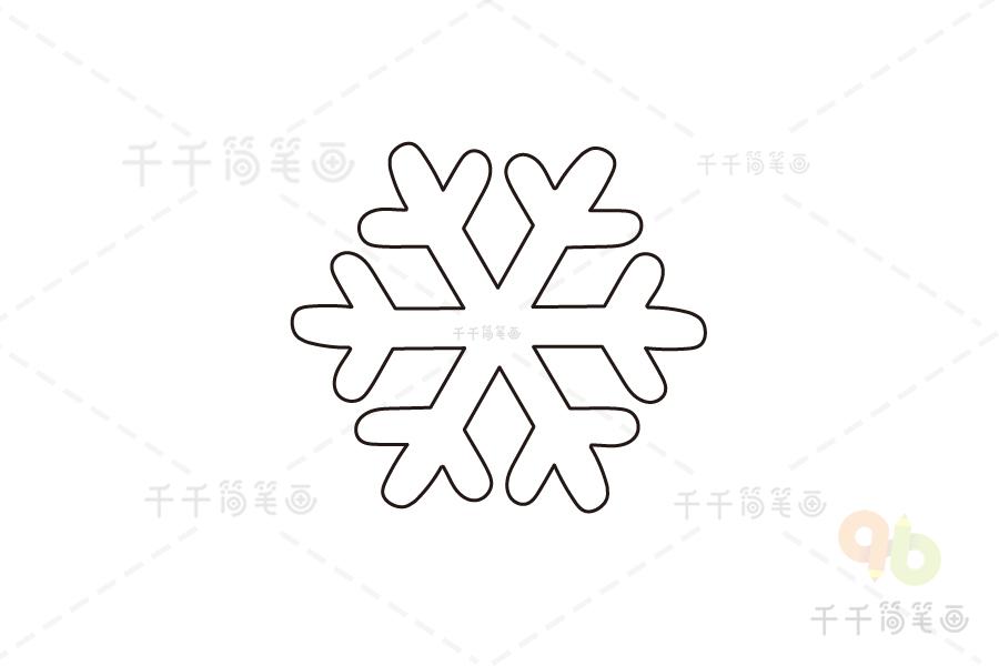 雪花的简笔画到底应该怎么画呢