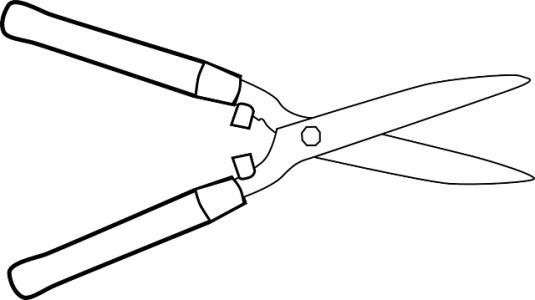 园艺剪刀简笔画