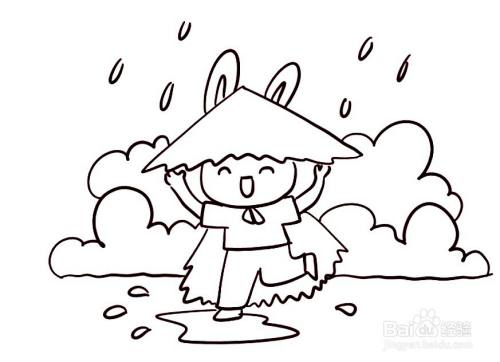 谷雨节气怎么画简笔画