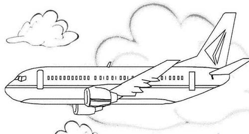 飞机简笔画的画法飞机简笔画幼儿园