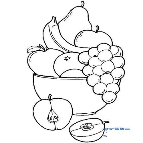 各种水果图片简笔画