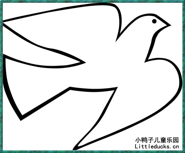 简笔画19鸽子的简笔画大全动物简笔画小鸭子儿童乐园littleducks