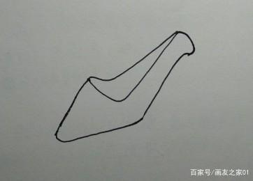 高跟鞋怎么画如何画高跟鞋简笔画