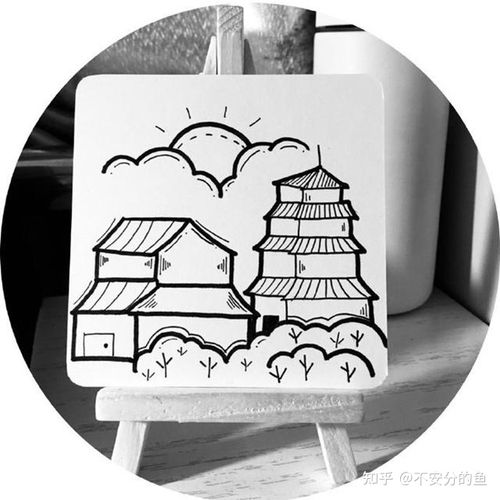 一组风景简笔画