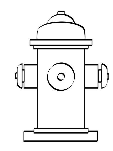 消防栓简笔画