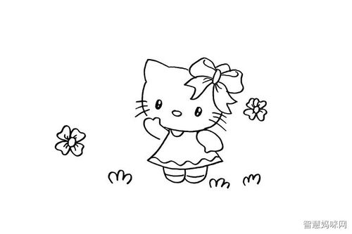 hellokitty简笔画教程