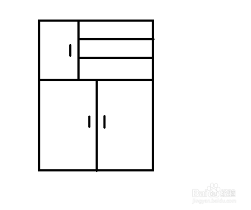 怎么画柜子-简笔画16