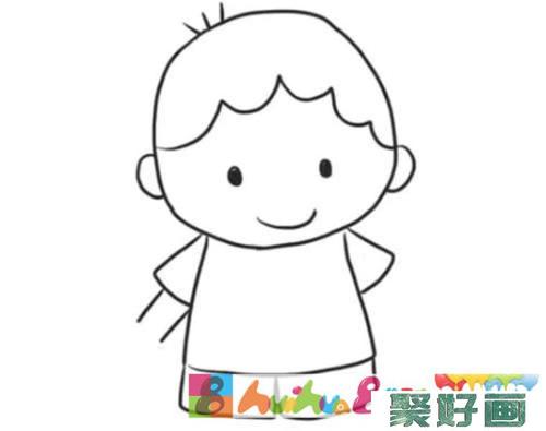 拿糖葫芦的小孩简笔画步骤教程怎么画简笔画教程