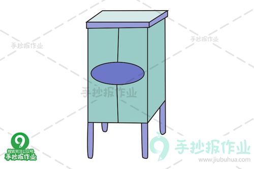 好看的床头柜简笔画