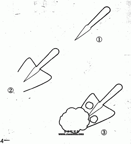 铲子简笔画图片教程